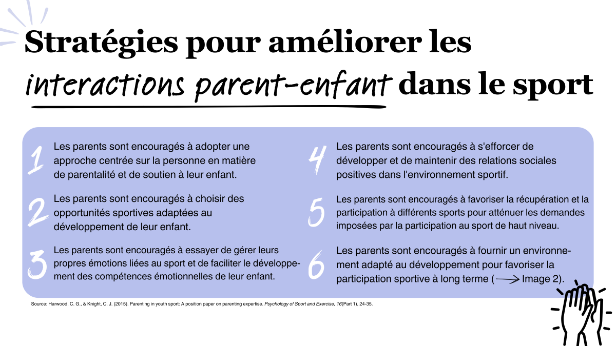 Stratégies pour améliorer les relations parent-enfant dans le sport